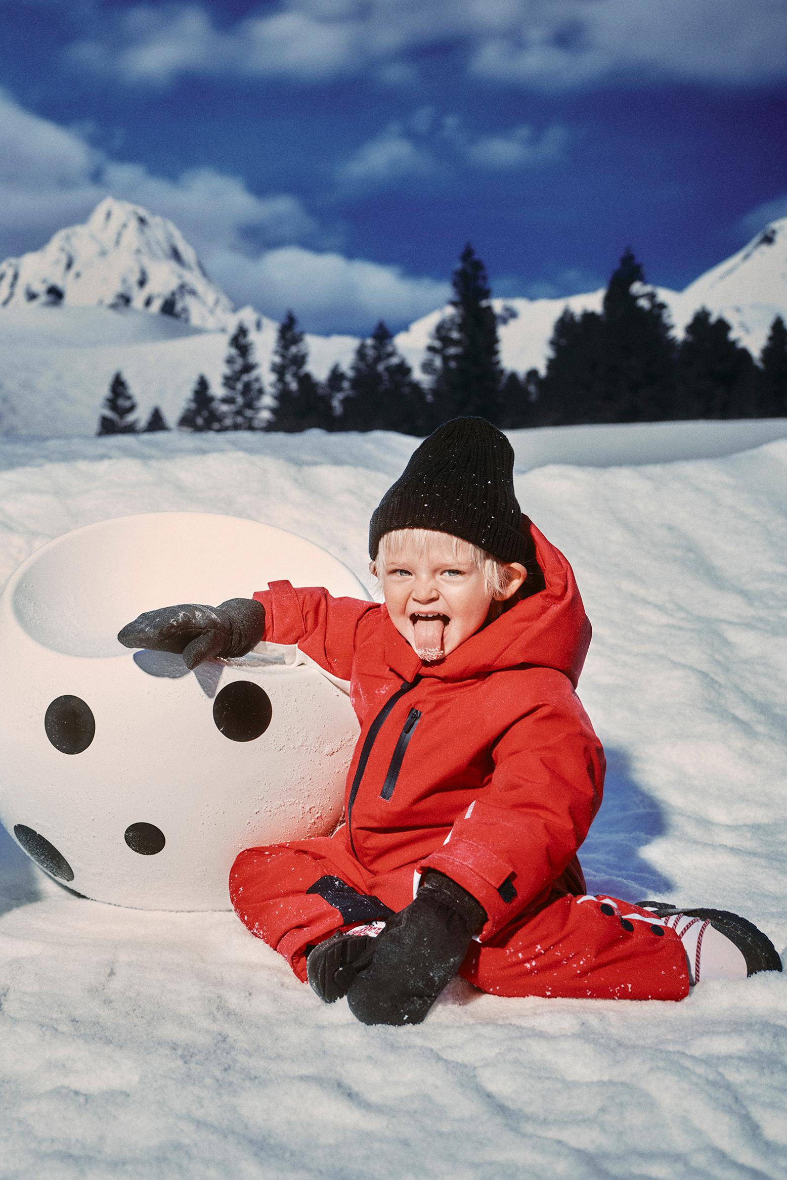 WATER RESISTANT AND WINDPROOF COLOR BLOCK LONG JUMPSUIT